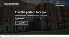 Desktop Screenshot of lifesvillageretreat.com